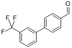 structure of CAS# 100036-64-4, 3'-(Trifluoromethyl)-[1,1'-Biphenyl]-4-Carboxaldehyde;Zinc01258318