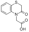 结构式 CAS# 100637-60-3, 2,3-二氢-3-氧代-4H-1,4-苯并噻嗪-4-乙酸