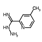 CAS#: 1007-14-3， 4-Methyl-2-pyridinecarboximidohydrazide