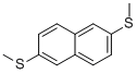 结构式 CAS# 10075-77-1, 2,6-二-(甲硫基)萘