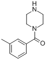 结构式 CAS# 100939-91-1, (3-甲基苯基)-1-哌嗪基-甲酮