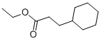 structure of CAS# 10094-36-7, Ethyl Cyclohexanepropionate;3-Cyclohexylpropanoic Acid Ethyl Ester;3-Cyclohexylpropionic Acid Ethyl Ester;Ethyl Hexahydrophenylpropionate