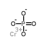 structure of CAS# 10101-59-4, Chromium(3+) Phosphate;Arnaudon's Green;Chromic phosphate;Chromic phosphate [Chromium and chromium compounds]