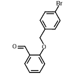 structure of CAS# 101046-14-4, 2-[(4-Bromobenzyl)Oxy]Benzaldehyde;2-[(4-bromobenzyl)oxy]benzaldehyde;2-[(4-bromophenyl)methoxy]benzaldehyde;MFCD00595786