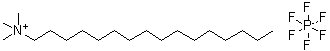 structure of CAS# 101079-29-2, N,N,N-Trimethyl-1-Hexadecanaminium Hexafluorophosphate;Hexadecyltrimethylammonium Hexafluorophosphate
