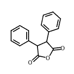 structure of CAS# 101278-21-1, 3,4-Diphenyldihydro-2,5-Furandione;(3R,4R)-3,4-DIPHENYLDIHYDROFURAN-2,5-DIONE;2,5-Furandione, dihydro-3,4-diphenyl-, trans-;3,4-diphenyldihydrofuran-2,5-dione