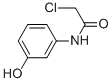 structure of CAS# 10147-69-0, 2-Chloro-N-(3-Hydroxyphenyl)-Acetamide;2-CHLORO-N-(3-HYDROXY-PHENYL)-ACETAMIDE;2'-CHLORO-3-HYDROXYACETANILIDE