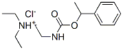 CAS 登录号：101491-67-2， 二乙基-[2-(1-苯基乙氧羰基氨基)乙基]氯化铵