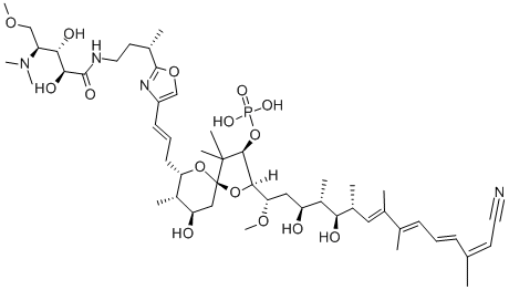 结构式 CAS# 101932-71-2, 花萼海绵诱癌素 A