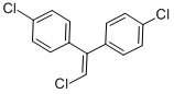 结构式 CAS# 1022-22-6, 1,1'-(2-氯乙烯亚基)二[4-氯-苯]