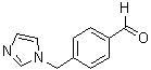 结构式 CAS# 102432-03-1, 4-(1H-咪唑-1-基甲基)-苯甲醛