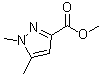 结构式 CAS# 10250-61-0, 1,5-二甲基-1H-吡唑-3-羧酸甲酯