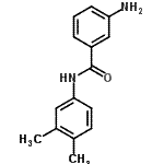 structure of CAS# 102630-89-7, 3-Amino-N-(3,4-Dimethylphenyl)Benzamide;3-Amino-N-(3,4-dimethylphenyl)benzamide;3-Amino-N-(3,4-dimethyl-phenyl)-benzamide;AK-918/11838283