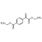 结构式 CAS# 102697-43-8, 乙基4-[乙氧基(氧代)乙酰基]苯甲酸酯