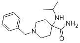 structure of CAS# 1031-36-3, 1-(Phenylmethyl)-4-(Propan-2-Ylamino)Piperidine-4-Carboxamide;4-(Isopropylamino)-1-(Phenylmethyl)Piperidine-4-Carboxamide;4-(Isopropylamino)-1-(Phenylmethyl)-4-Piperidinecarboxamide;1-(Benzyl)-4-(Isopropylamino)Isonipecotamide