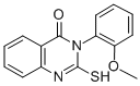 structure of CAS# 1031-67-0, 3-(2-Methoxyphenyl)-2-Sulfanylidene-1H-Quinazolin-4-One;3-(2-Methoxyphenyl)-2-Thioxo-1H-Quinazolin-4-One;Eu-0052656;2-Mercapto-3-(2-Methoxy-Phenyl)-3H-Quinazolin-4-One