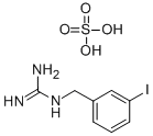 结构式 CAS# 103346-16-3, 3-碘苄基胍-硫酸盐