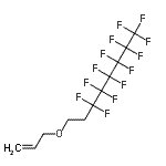 结构式 CAS# 103628-86-0, 8-(烯丙氧基)-1,1,1,2,2,3,3,4,4,5,5,6,6-十三氟辛烷