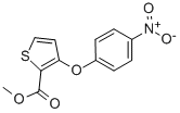 结构式 CAS# 103790-37-0, 3-(4-硝基苯氧基)-2-噻吩羧酸甲酯