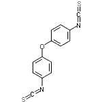 结构式 CAS# 10396-05-1, 1,1'-氧基二(4-异硫氰酸基苯)