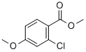 structure of CAS# 104253-45-4, 2-Chloro-4-Methoxy-Benzoic Acid Methyl Ester;METHYL 2-CHLORO-4-METHOXYBENZOATE