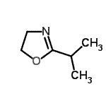 structure of CAS# 10431-99-9, 2-Isopropyl-4,5-Dihydro-1,3-Oxazole;(R)-isopropyloxazoline;2-Isopropyl-1,3-oxazol-2-ine;2-Isopropyl-2-oxazoline