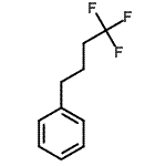 结构式 CAS# 104315-86-8, (4,4,4-三氟丁基)苯
