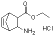 structure of CAS# 104770-18-5, Ethyl 3-Aminobicyclo[2.2.1]Hept-5-Ene-2-Carboxylate Hydrochloride (1:1);diexo-3-A<wbr>mino-bicy<wbr>clo[2.2.1<wbr>]hept-5-e<wbr>ne-2-carb<wbr>oxylic ac<wbr>id ethyl <wbr>ester hyd<wbr>rochloride