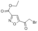 structure of CAS# 104776-74-1, 5-(2-Bromoacetyl)-3-Isoxazolecarboxylic Acid Ethyl Ester;Ethyl 5-(Bromoacetyl)-1,2-Oxazole-3-Carboxylate, 5-(Bromoacetyl)-3-(Ethoxycarbonyl)Isoxazole;Ethyl 5-(2-Bromoacetyl)-1,2-Oxazole-3-Carboxylate;ETHYL 5-(2-BROMOACETYL)ISOXAZOLE-3-CARBOXYLATE