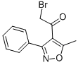 structure of CAS# 104777-39-1, 2-Bromo-1-(5-Methyl-3-Phenyl-4-Isoxazolyl)-Ethanone;2-Bromo-1-(5-Methyl-3-Phenylisoxazole-4-Yl)Ethane-1-One;2-BROMO-1-(5-METHYL-3-PHENYLISOXAZOLE-4-YL)ETHAN-1-ONE;2-BROMO-1-(5-METHYL-3-PHENYLISOXAZOL-4-YL)ETHAN-1-ONE