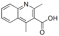 structure of CAS# 104785-55-9, 2,4-Dimethylquinoline-3-Carboxylate;2,4-Dimethyl-3-Quinolinecarboxylate;Zinc04207181