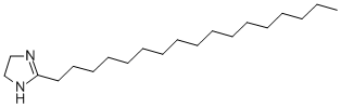 structure of CAS# 105-28-2, 2-Heptadecyl-4,5-Dihydro-1H-Imidazole;Wln: T5m Cn Butj B17;Nsc 424;Brn 0173835