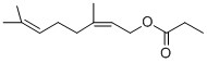 CAS#: 105-91-9， (2Z)-3,7-Dimethyl-2,6-Octadien-1-Ol 1-Propanoate