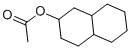 structure of CAS# 10519-11-6, Decahydro-2-Naphthol Acetate;Decalin-2-Yl Acetate;Acetic Acid 2-Decalinyl Ester;Acetic Acid Decalin-2-Yl Ester