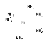 structure of CAS# 10534-88-0, Azanide, Nickel;Hexaammine nickel dibromide (Ni(NH3)6Br2);Hexaammine nickel dichloride (Ni(NH3)6Cl2);Hexaamminenickel(2+) dibromide