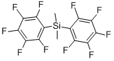 structure of CAS# 10536-62-6, Bis(Pentafluorophenyl)Dimethylsilane;Dimethyl[Bis(2,3,4,5,6-Pentafluorophenyl)]Silane;St5410991;Bis(Pentafluorophenyl)Dimethylsilane