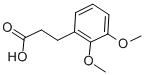 structure of CAS# 10538-48-4, 2,3-Dimethoxy-Benzenepropanoic Acid;3-(2,3-Dimethoxyphenyl)Propionate;Zinc01762244