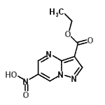 结构式 CAS# 105411-95-8, 乙基6-硝基吡唑o[1,5-a]嘧啶-3-羧酸酯