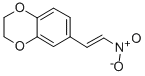 结构式 CAS# 10554-65-1, 2,3-二氢-6-(2-硝基乙烯基)-1,4-苯并二氧杂环己