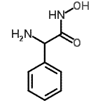 结构式 CAS# 105985-16-8, 2-氨基-N-羟基-2-苯基乙酰胺