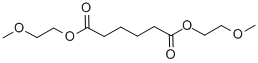 structure of CAS# 106-00-3, Bis(2-Methoxyethyl) Hexanedioate;Hexanedioic Acid Bis(2-Methoxyethyl) Ester;Adipic Acid Bis(2-Methoxyethyl) Ester;Adipic Acid, Bis(2-Methoxyethyl) Ester