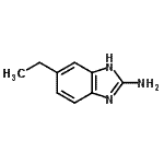 structure of CAS# 107726-24-9, 6-Ethyl-1H-Benzimidazol-2-Amine;1H-Benzimidazol-2-amine,5-ethyl-;5-ethyl-1H-benzo[d]imidazol-2-amine;6-ethyl-1H-benzimidazol-2-amine