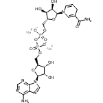structure of CAS# 108321-31-9, Disodium,[[(2S,3R,4S,5S)-5-(6-Aminopurin-9-Yl)-3,4-Dihydroxy-Tetrahydrofuran-2-Yl]Methoxy-Oxido-Phosphoryl] [(2R,3S,4R,5S)-5-(3-Carbamoyl-4H-Pyridin-1-Yl)-3,4-Dihydroxy-Tetrahydrofuran-2-Yl]Methyl Phosphate;Î±-Nicotinamide adenine dinucleotide, reduced disodium salt;α-Dihydrodiphosphopyridine nucleotide;α-Dihydronicotinamide adenine dinucleotide
