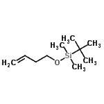 structure of CAS# 108794-10-1, (3-Buten-1-Yloxy)(Dimethyl)(2-Methyl-2-Propanyl)Silane;3-Buten-1-ol, tert-butyldimethylsilyl ether