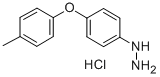 structure of CAS# 108902-83-6, [4-(p-Tolyloxy)Phenyl]-Hydrazine Hydrochloride;4-(4-METHYLPHENOXY)PHENYLHYDRAZINE HYDROCHLORIDE;(4-(P-Tolyloxy)Phenyl)Hydrazine Hydrochloride