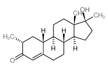 CAS#: 1093-99-8， (2R,8R,9S,10R,13S,14S,17S)-17-Hydroxy-2,13,17-Trimethyl-1,2,6,7,8,9,10,11,12,14,15,16-Dodecahydrocyclopenta[a]Phenanthren-3-One