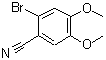 structure of CAS# 109305-98-8, 2-Bromo-4,5-Dimethoxybenzonitrile;2-bromo-4,5-dimethoxybenzenecarbonitrile;2-bromo-4,5-dimethoxybenzonitrile;2-BROMO-4,5-DIMETHOXY-BENZONITRILE