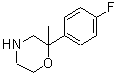 结构式 CAS# 109461-46-3, 2-(4-氟苯基)-2-甲基吗啉