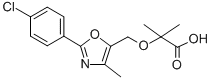 CAS#: 109543-76-2， 2-[[2-(4-Chlorophenyl)-4-Methyl-1,3-Oxazol-5-Yl]Methoxy]-2-Methylpropanoic Acid