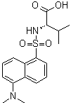 结构式 CAS# 1098-50-6, N-{[5-(二甲基氨基)-1-萘基]磺酰基}-L-缬氨酸